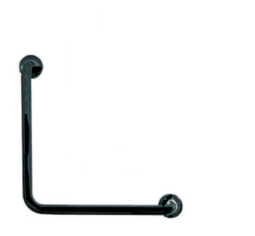 MOBI CARE 450 x 450mm 90 Degree Grab Rail Matte Black