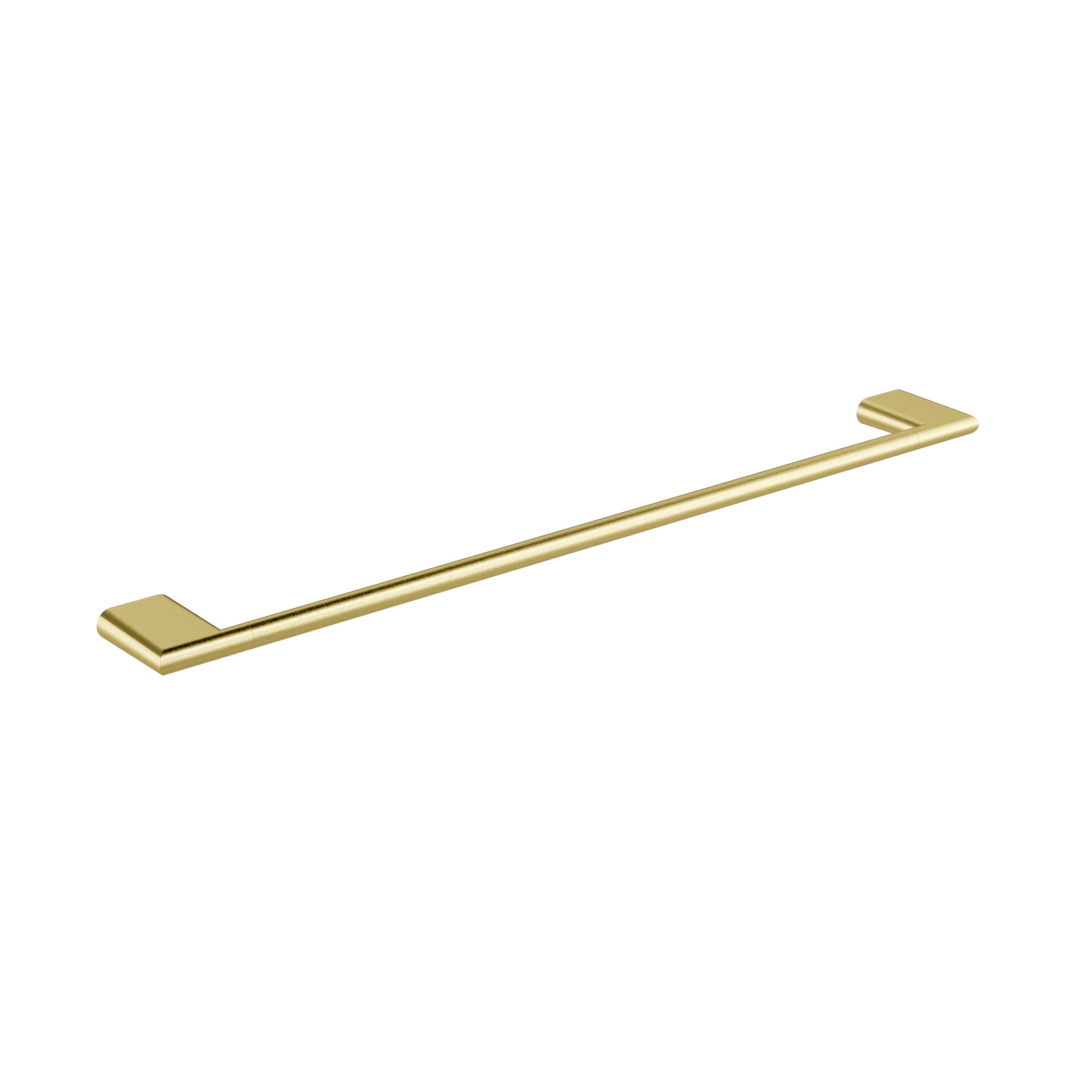 KENZO 600mm Single Towel Rail Brushed Brass