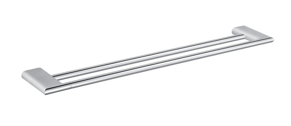 KENZO 750mm Double Towel Rail Chrome