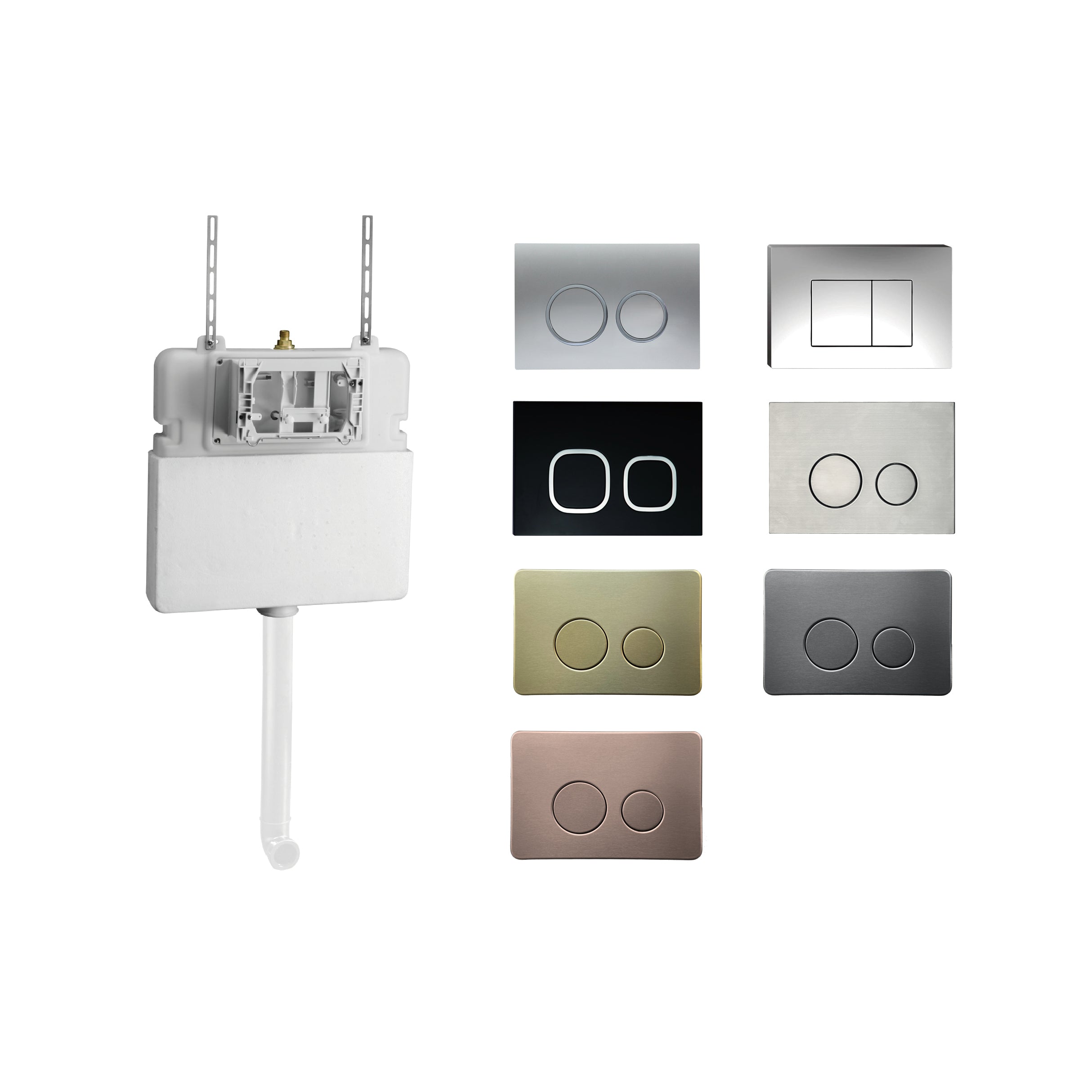 TOILET BRAVO-III (with R&T cistern & button)