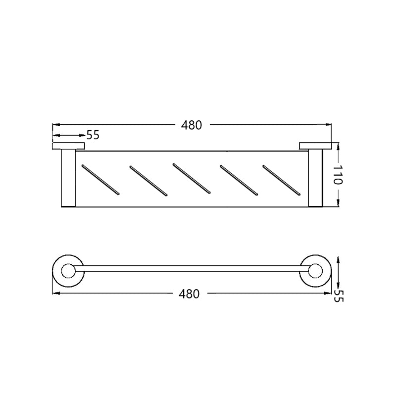 JESS Stainless Steel Shelf Chrome