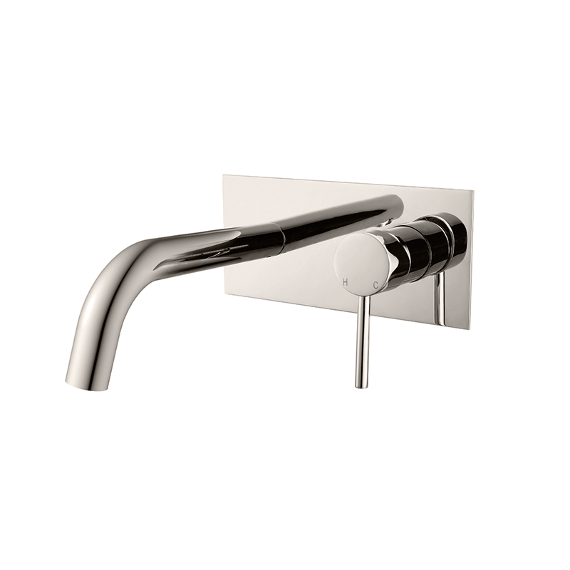 JESS Basin/Bath Set with Curved Spout Brushed Nickel