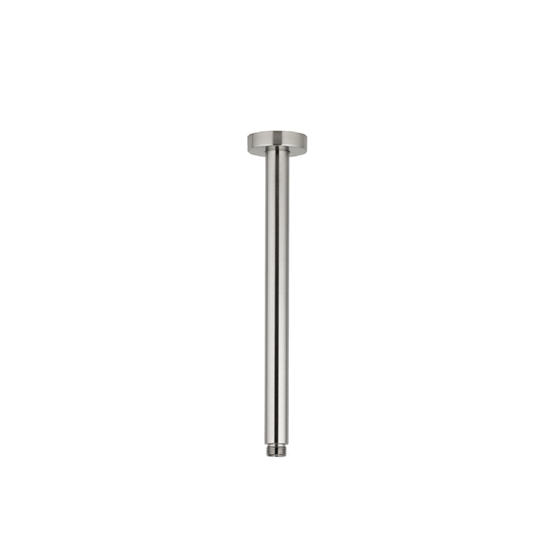 DOCCIA 600mm Round Ceiling Dropper Brushed Nickel