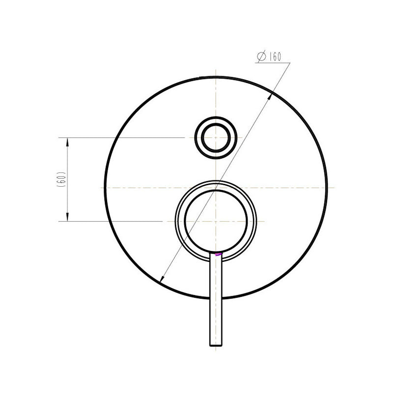 JESS Shower Mixer with Diverter Chrome