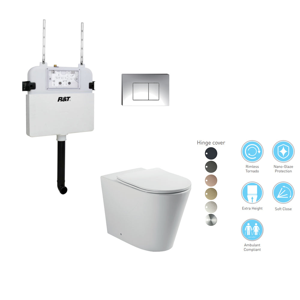 BELLA In-Wall Toilet Suite with Button