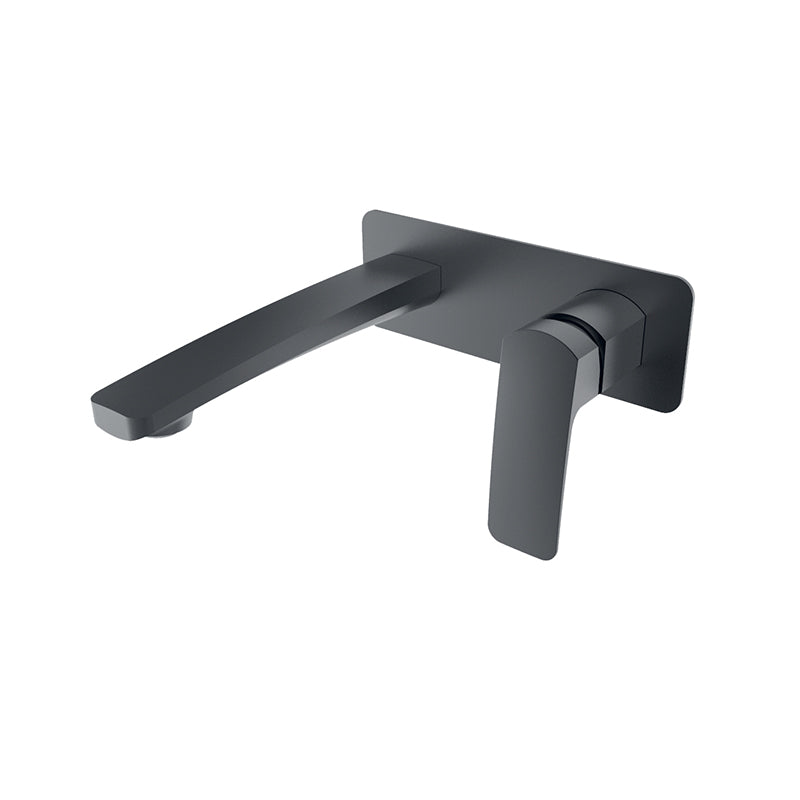 BRAVO-II Basin/Bath Set Gun Metal