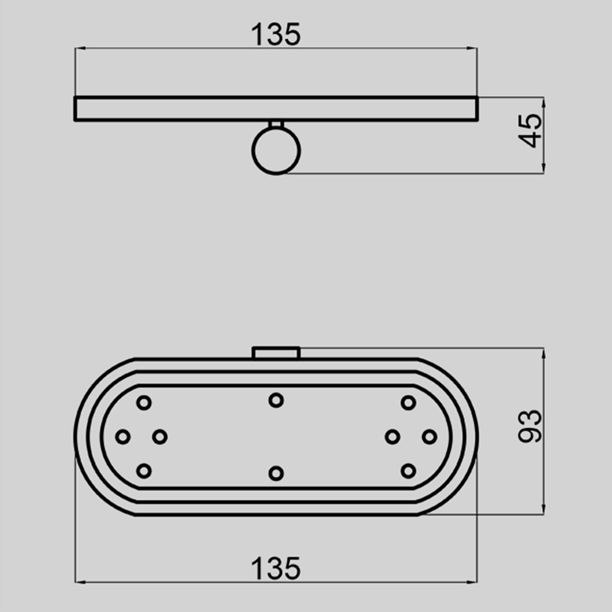 VIVO Soap Dish Brushed Nickel