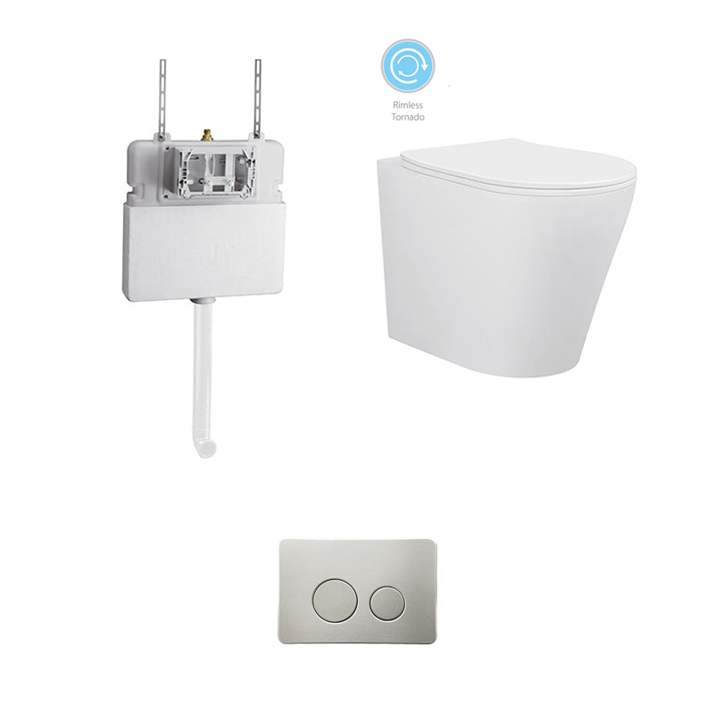 TOILET BRAVO-III (with R&T cistern & button)