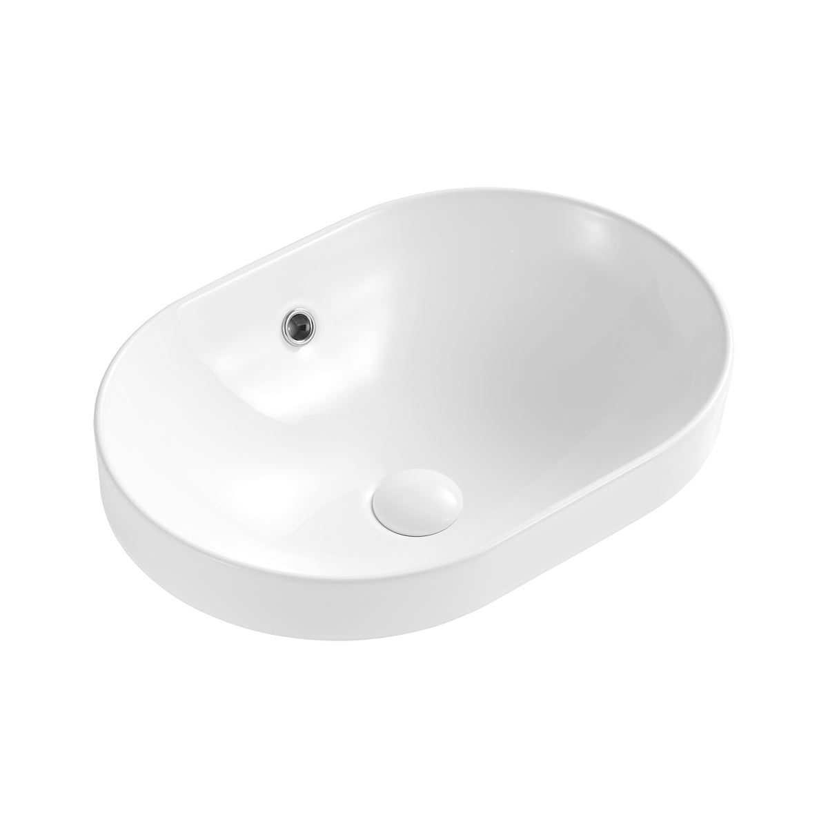 MILAN Semi Insert Basin Matte White