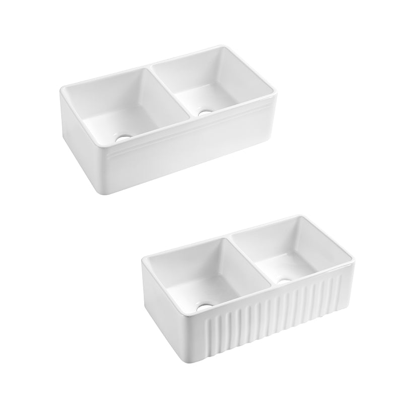 BUTLERS Double Bowl Sink with Special Waste