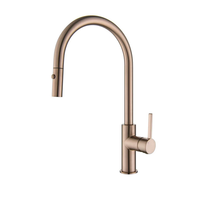KENZO Pull Out Sink Mixer Champagne Copper