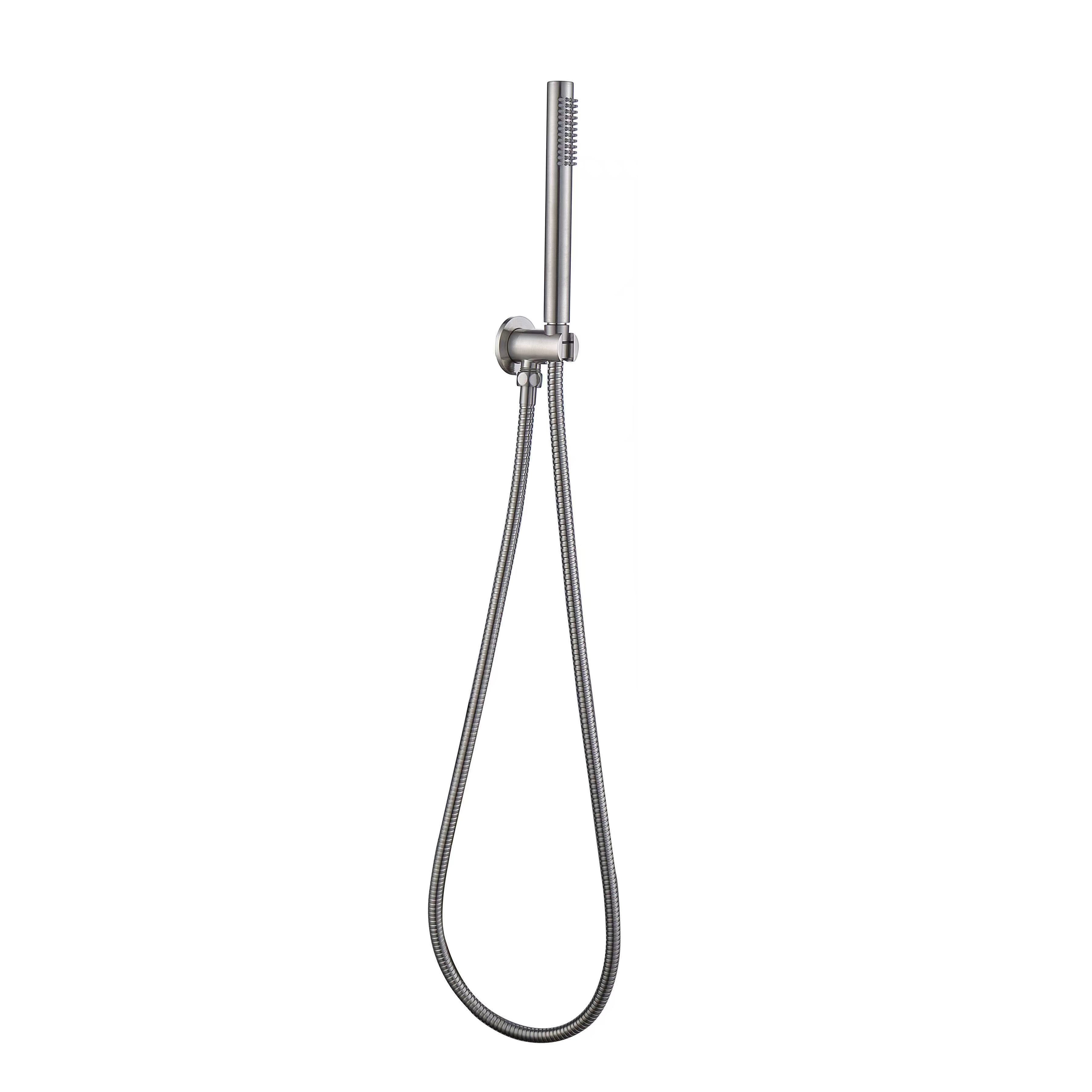 RAINJET Shower Head on Bracket Brushed Nickel