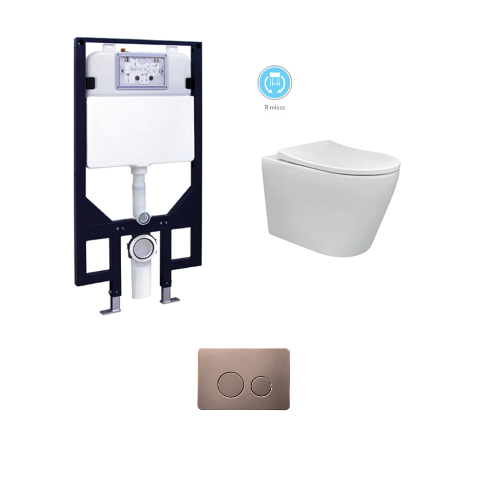 TOILET CHLOE (WITH R&T CISTERN & BUTTON)
