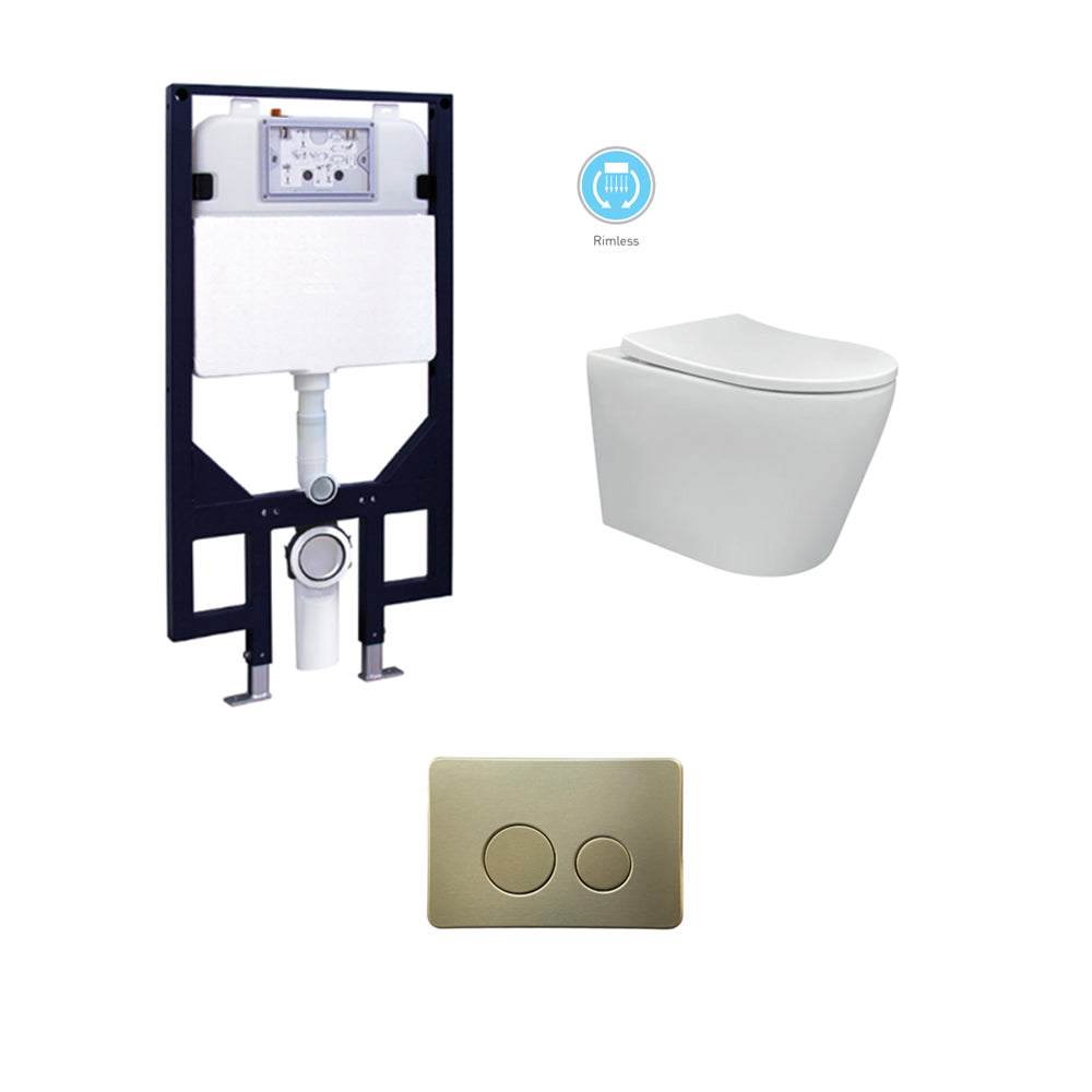 TOILET CHLOE (WITH R&T CISTERN & BUTTON)