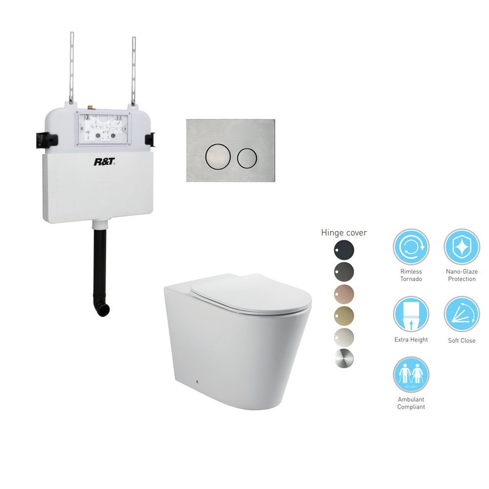 BELLA In-Wall Toilet Suite with Button