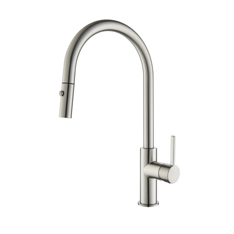 KENZO Pull Out Sink Mixer Brushed Nickel