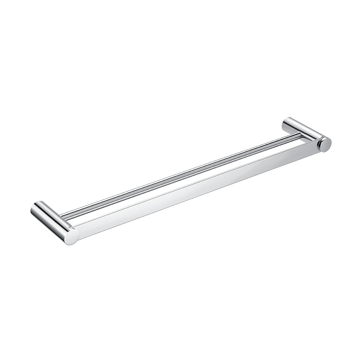 VIVO 750mm Double Towel Rail Brushed Brass