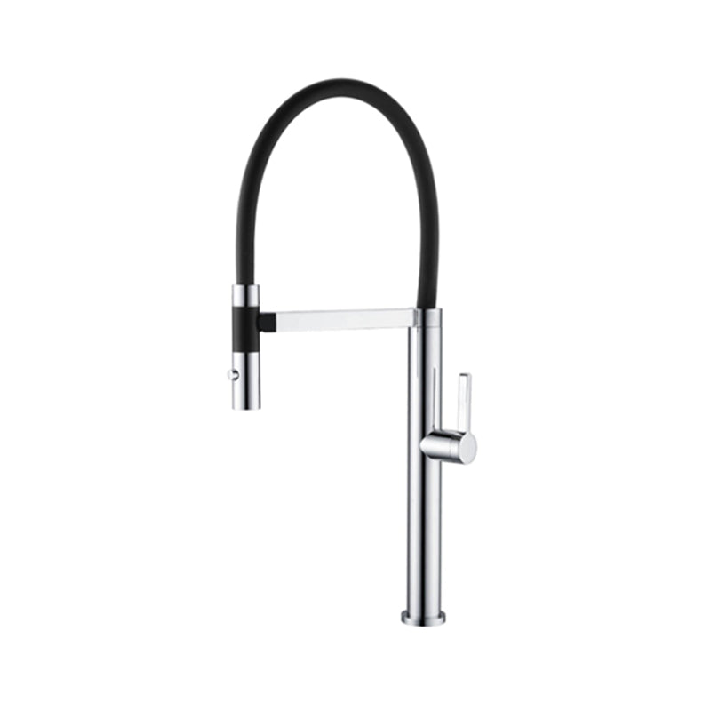 ROMEO Sink Mixer with Black Hose Chrome