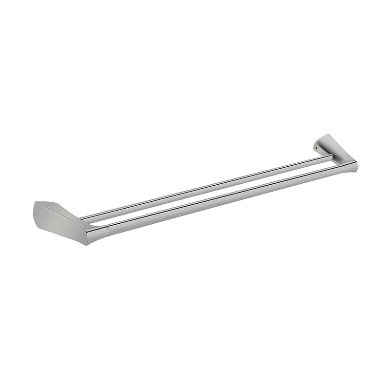 EXON 750mm Double Towel Rail Brushed Nickel