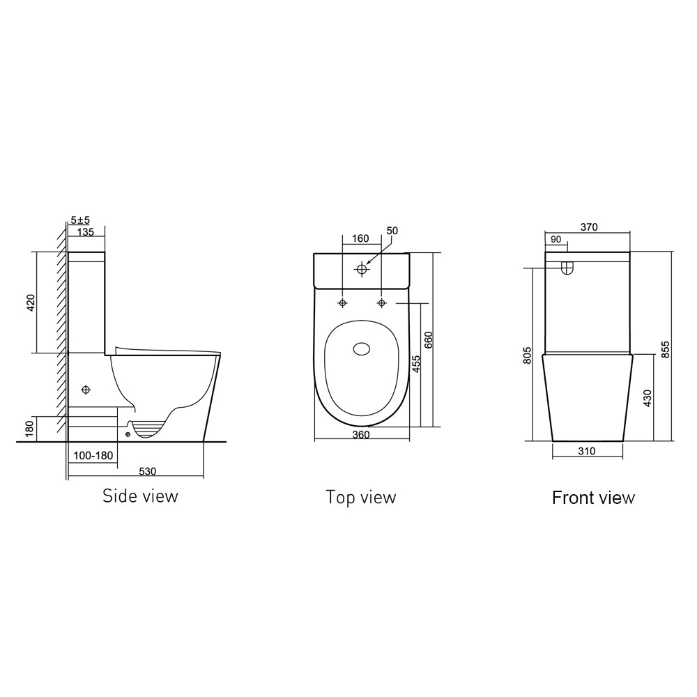 Milan Toilet Suite