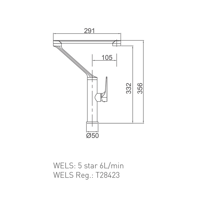 EXON7 Sink Mixer Brushed Nickel