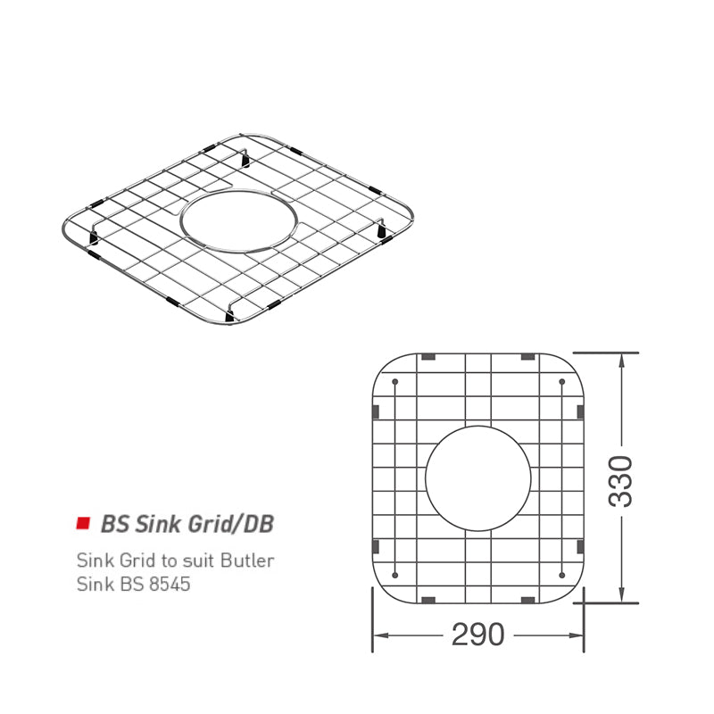 BUTLERS Double Bowl Sink with Special Waste