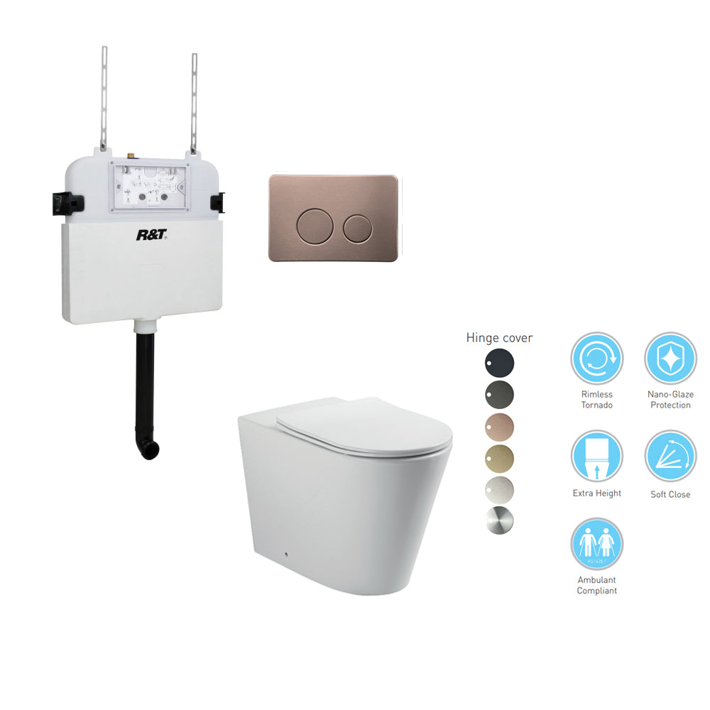 BELLA In-Wall Toilet Suite with Button
