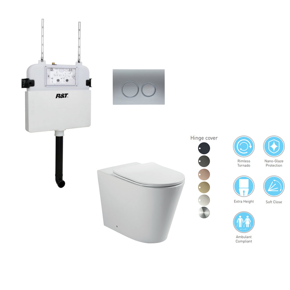 BELLA In-Wall Toilet Suite with Button