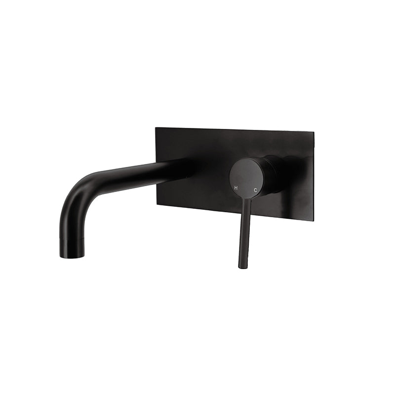 JESS Basin/Bath Set with Curved Spout Matte Black