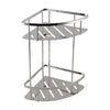 BLAZE Chrome Stainless Steel 2 Tier Shower Caddy Shelf