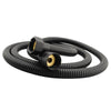 1500mm Black Flexible Shower Hose Stainless Steel