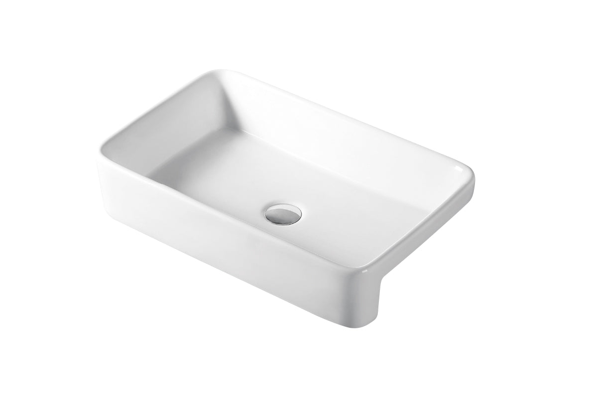 LEENA semi-recess basin without tap hole.