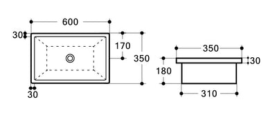 QUBI-II under counter basin