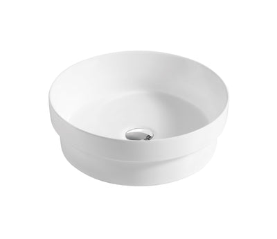 JESS half insert basin in gloss finish