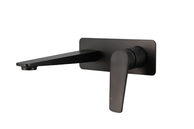 NIXON II wall basin mixer in Gun Metal