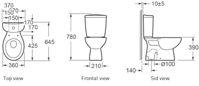 MOBI Close couple toilet suite