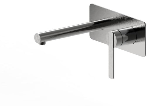 MILAN Basin/Shower set in Gun Metal