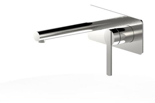 ROMEO Basin/Shower set in Brushed Nickel