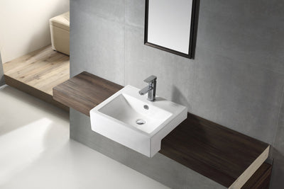 FABBRIS II semi-recess basin