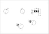 VIVO Basin/Bath set with hot and cold handle in Matte Black
