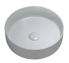 JAMIE Above Counter Basin in Matt Light Grey Finish