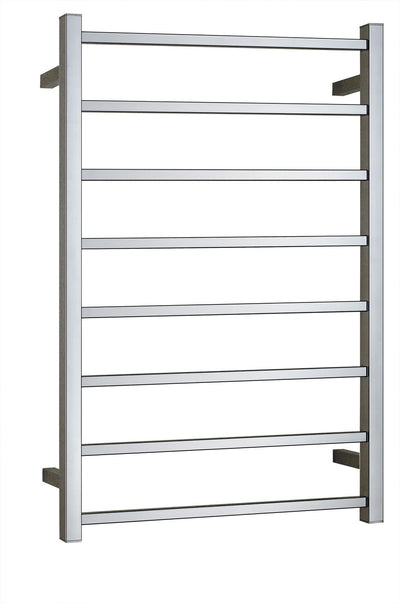 Heated Stainless Steel Towel Ladder Square Bar (Hard Wire Connection)