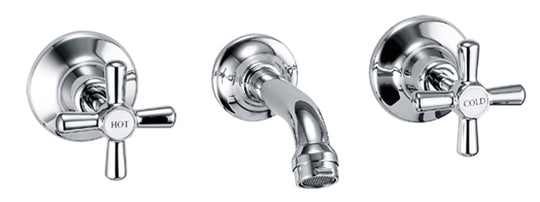 BATHMATES Fixed Bath Set 120mm Spout