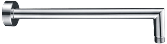 DOCCIA L-Shape Shower Arm in Brushed Nickel 350mm Long