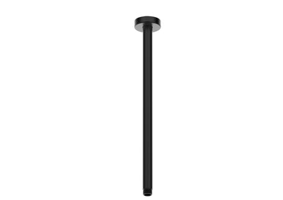 CURO Ceiling Dropper in Matt Black 400mm