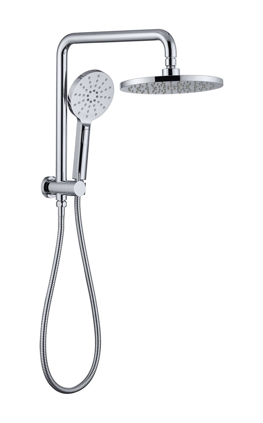 Mondo Compact Twin Shower Set in Chrome