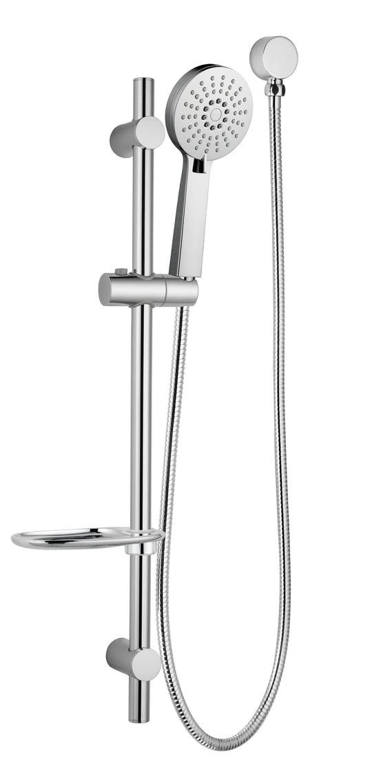 RAINJET ABS Shower Rail With 3 Function Shower Head And Elbow included in Chrome
