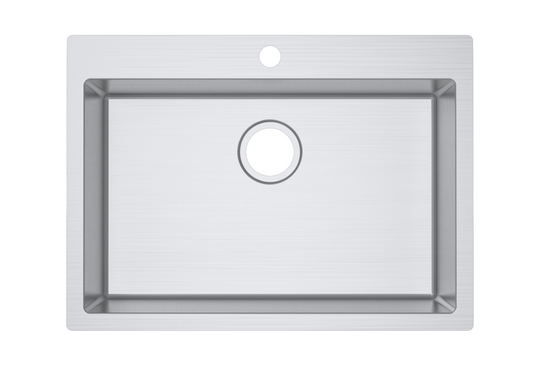 IMPACT S/S Top Mounted Sink with Tap Hole