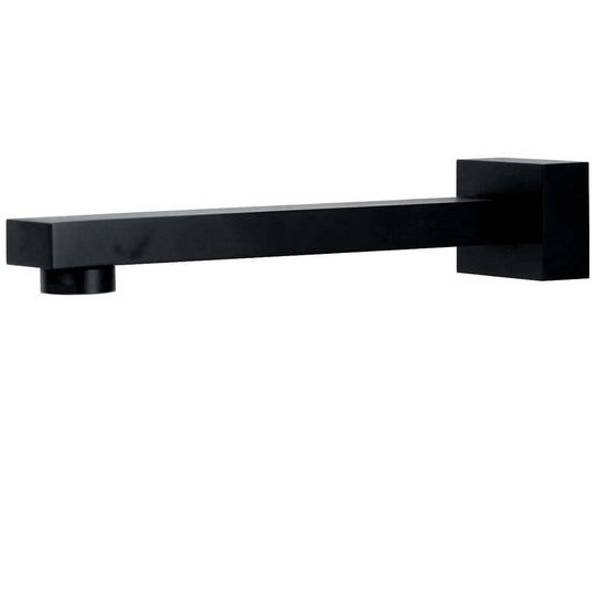 ACQUA BLACK Square Bath Spout in Matt Black