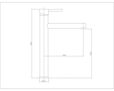 CURO Pin Hdl Tower Mixer